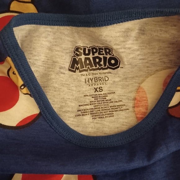 NWOT Super Mario cut out side dress girls sz XS 4 - Picture 5 of 5